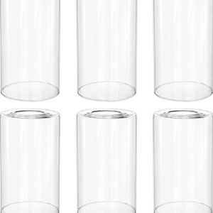 Hedume 6 Pack Clear Glass Shades Replacement